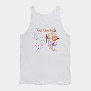 wings Colors Butterfly Flower Lovers the Best Gift For Life Stye Tank Top